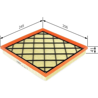 BOSCH F 026 400 351 Luftfilter BOSCH F 026 400 351 Luftfilter