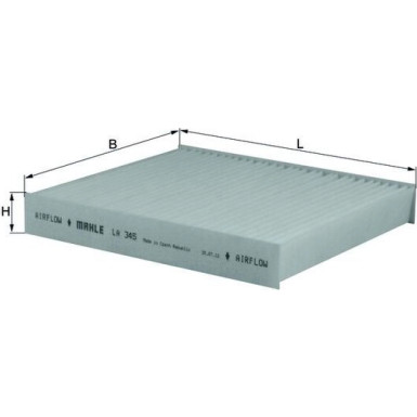 LA 345 Filter, Innenraumluft LA 345 Filter, Innenraumluft