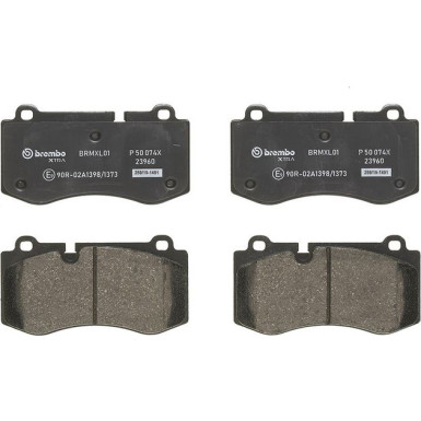 Brembo Bremsbelagsatz, Scheibenbremse XTRA LINE P 50 074X