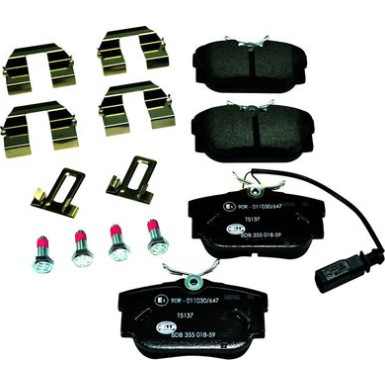 8DB 355 018-591 Bremsbelagsatz, Scheibenbremse