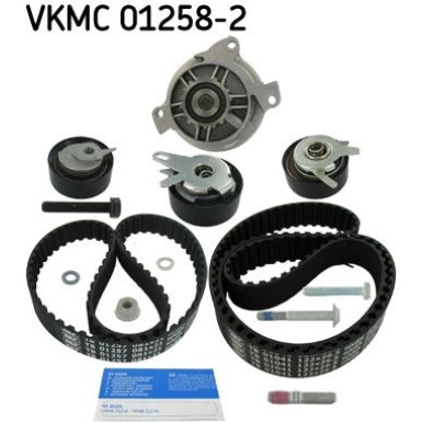 SKF | Wasserpumpe + Zahnriemensatz | VKMC 01258-2