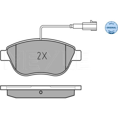 Meyle Bremsbelagsatz, Scheibenbremse MEYLE-ORIGINAL: True to OE 025 237 0918/W