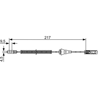 1 987 482 461 Seilzug, Feststellbremse