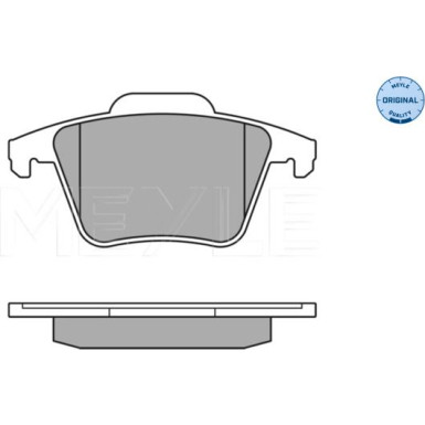 Meyle Bremsbelagsatz, Scheibenbremse MEYLE-ORIGINAL: True to OE 025 240 1118