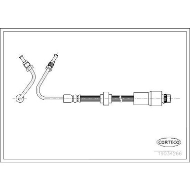 19034266 Bremsschlauch 19034266 Bremsschlauch
