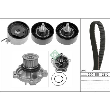 530 0456 30 Wasserpumpe + Zahnriemensatz 530 0456 30 Wasserpumpe + Zahnriemensatz
