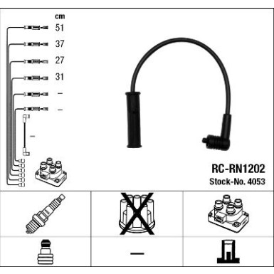 4053 Zündleitungssatz