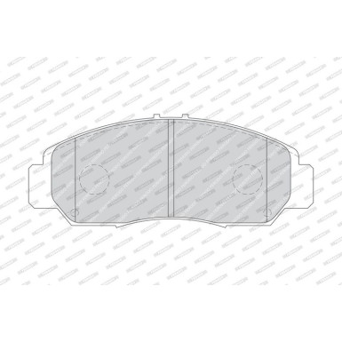 Ferodo Bremsbelagsatz, Scheibenbremse PREMIER ECO FRICTION FDB1669