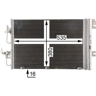 Mahle | Kondensator, Klimaanlage | AC 377 000P