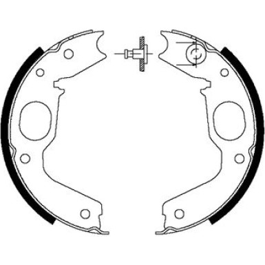 91056900 Bremsbackensatz, Feststellbremse 91056900 Bremsbackensatz, Feststellbremse