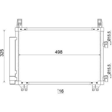 AC 793 000S Kondensator, Klimaanlage BEHR