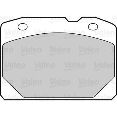 Valeo | Bremsbelagsatz, Scheibenbremse | 301405