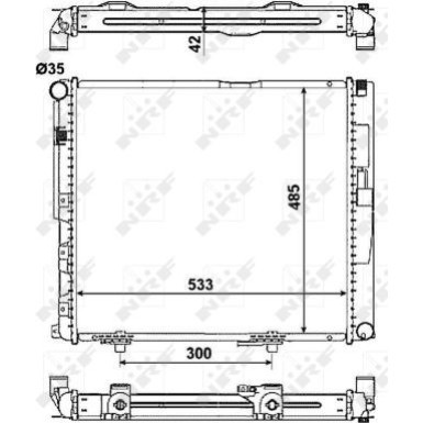 516572 Kühler, Motorkühlung EASY FIT 516572 Kühler, Motorkühlung EASY FIT