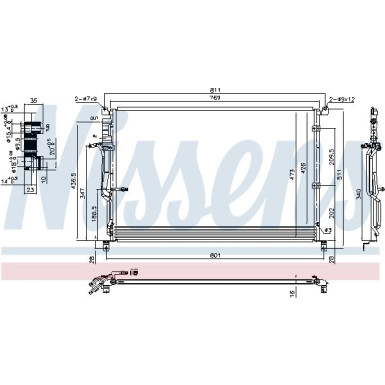 940451 Kondensator, Klimaanlage ** FIRST FIT **