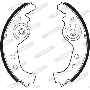 Ferodo | Bremsbackensatz | FSB27 Ferodo | Bremsbackensatz | FSB27