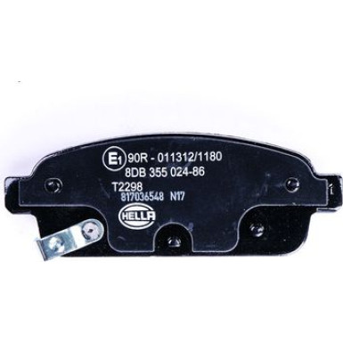 Hella | Bremsbelagsatz, Scheibenbremse | 8DB 355 024-861