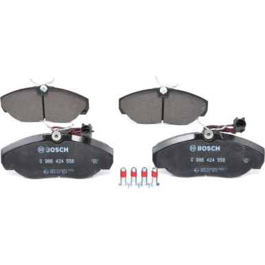 BOSCH | Bremsbelagsatz, Scheibenbremse | 0 986 424 556