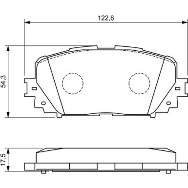 0 986 494 196 Bremsbelagsatz, Scheibenbremse