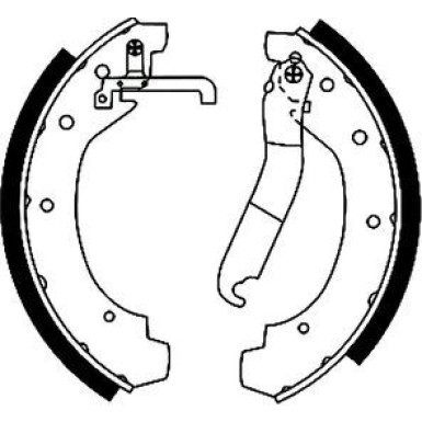 8DB 355 000-711 Bremsbackensatz