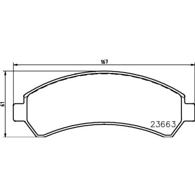 Hella | Bremsbelagsatz, Scheibenbremse | 8DB 355 011-911