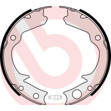 Brembo Bremsbackensatz, Feststellbremse ESSENTIAL LINE S 78 508