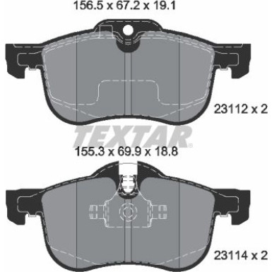 2311203 Bremsbelagsatz, Scheibenbremse Q+ 2311203 Bremsbelagsatz, Scheibenbremse Q+