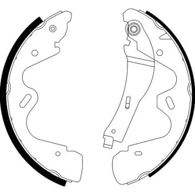 8DB 355 002-941 Bremsbackensatz