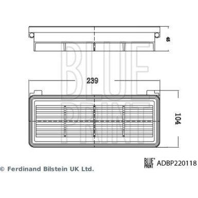 ADBP220118 Luftfilter