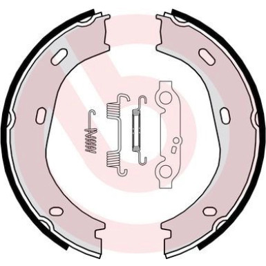 Brembo Bremsbackensatz, Feststellbremse ESSENTIAL LINE S 50 501