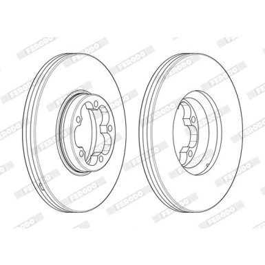 Ferodo | Bremsscheibe | DDF2468-1