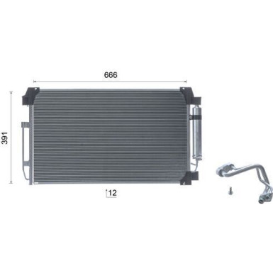 Mahle | Kondensator, Klimaanlage | AC 1033 000S Mahle | Kondensator, Klimaanlage | AC 1033 000S