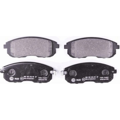 Hella Pagid | Bremsbelagsatz, Scheibenbremse | 8DB 355 012-901