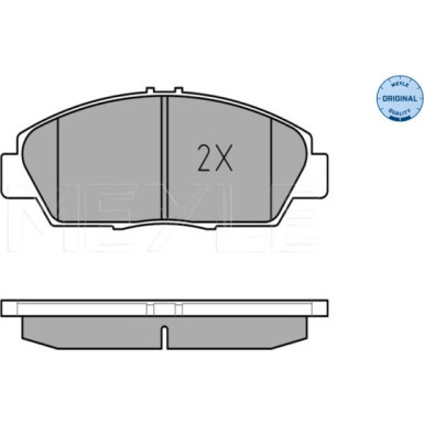 025 218 7918/W Bremsbelagsatz, Scheibenbremse MEYLE-ORIGINAL: True to OE.