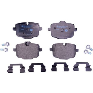 Hella | Bremsbelagsatz, Scheibenbremse | 8DB 355 024-921