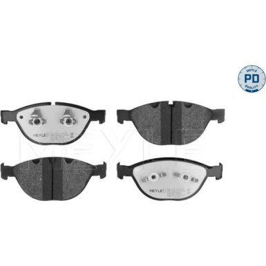 Meyle Bremsbelagsatz, Scheibenbremse MEYLE-PD: Advanced performance and design 025 237 9120/PD