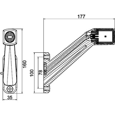 2XS 011 744-211 Umrissleuchte