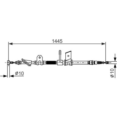 1 987 477 623 Seilzug, Feststellbremse