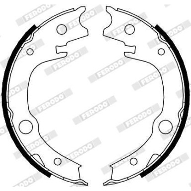 Ferodo Bremsbackensatz, Feststellbremse PREMIER FSB4014