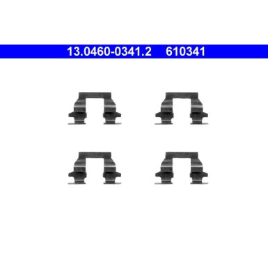 13.0460-0341.2 Zubehörsatz, Scheibenbremsbelag
