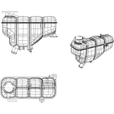 454037 Ausgleichsbehälter, Kühlmittel EASY FIT