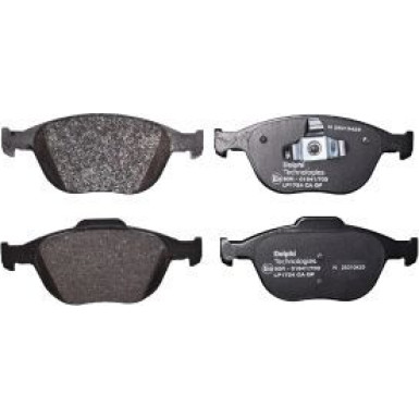Delphi Bremsbelagsatz, Scheibenbremse LP1724