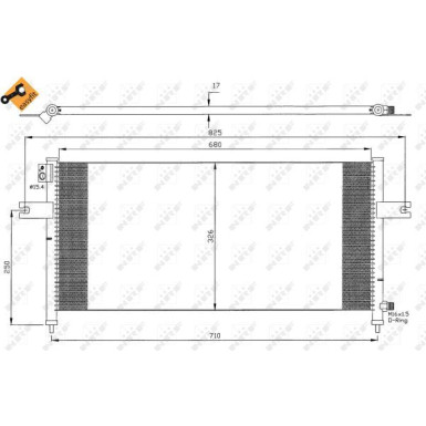 35380 Kondensator, Klimaanlage EASY FIT