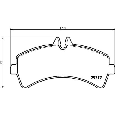 Hella | Bremsbelagsatz, Scheibenbremse | 8DB 355 005-541