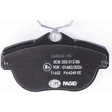 Hella Pagid | Bremsbelagsatz, Scheibenbremse | 8DB 355 012-881
