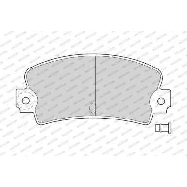 Ferodo Bremsbelagsatz, Scheibenbremse PREMIER ECO FRICTION FDB114