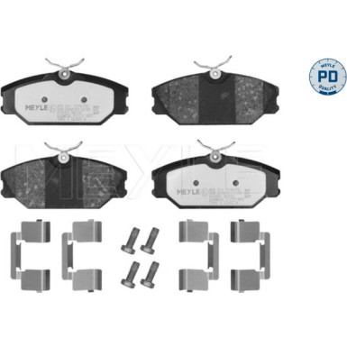 025 231 7218/PD Bremsbelagsatz, Scheibenbremse MEYLE-PD: Advanced performance and design.