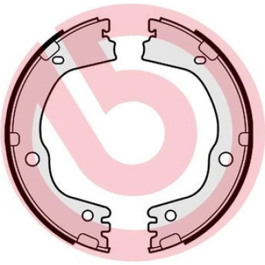 S 30 543 Bremsbackensatz, Feststellbremse ESSENTIAL LINE