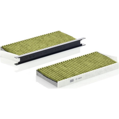 MANN-FILTER FP 2418-2 Innenraumfilter FreciousPlus Aktivkohlefilter mit Polyphenol, antibakteriell, Feinstaubfilter (PM 2.5) MANN-FILTER FP 2418-2 Innenraumfilter FreciousPlus Aktivkohlefilter mit Polyphenol, antibakteriell, Feinstaubfilter (PM 2.5)