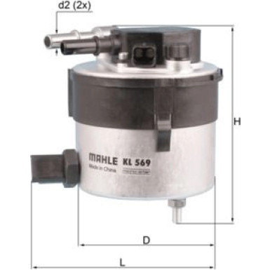 KL 569 Kraftstofffilter