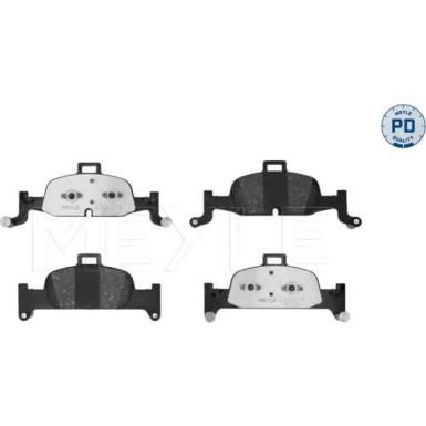Meyle Bremsbelagsatz, Scheibenbremse MEYLE-PD: Advanced performance and design 025 224 0216/PD